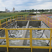 Milestone graphic water treatment facility