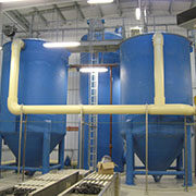Water treatment facility tanks